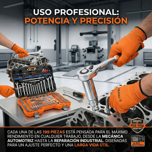 Pack Dúo TRUPER: 2 Maletines de 199 Herramientas C/u