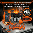 Pack Dúo TRUPER: 2 Maletines de 199 Herramientas C/u